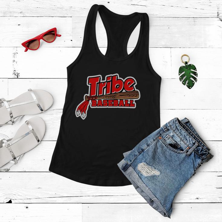 Tribe Baseball Sports Logo Tshirt Women Flowy Tank