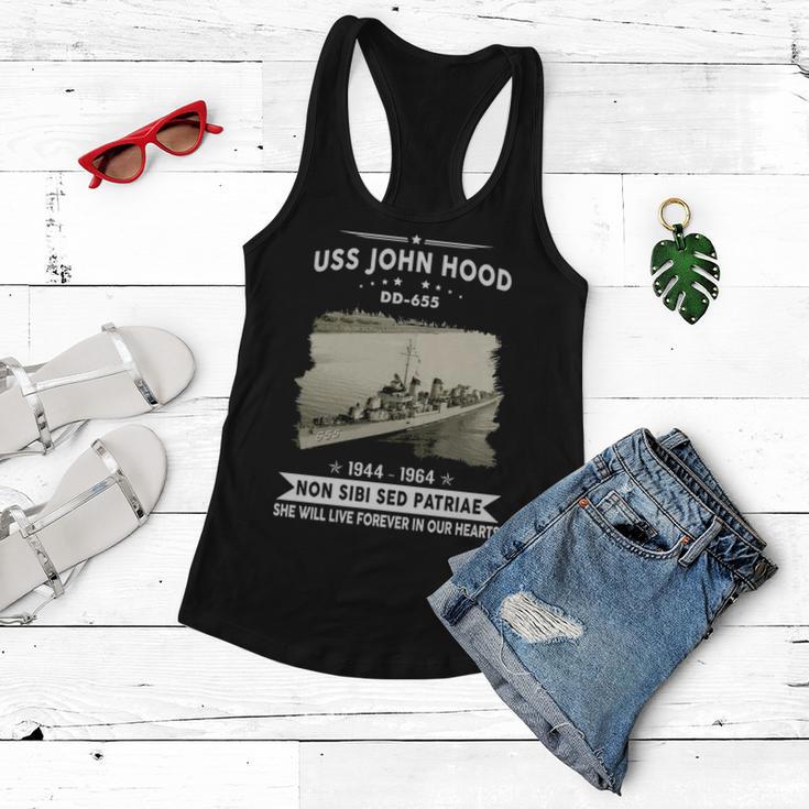 Uss John Hood Dd Women Flowy Tank