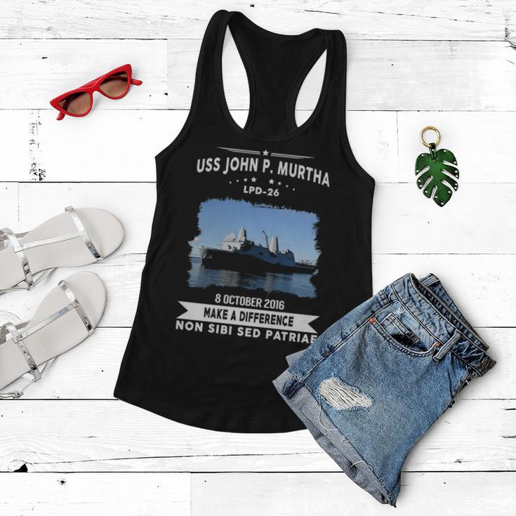 Uss John P Murtha Lpd Women Flowy Tank