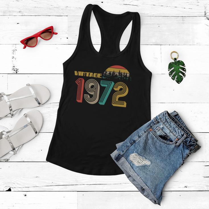 Vintage 1972 Sun Wilderness 50Th Birthday Women Flowy Tank