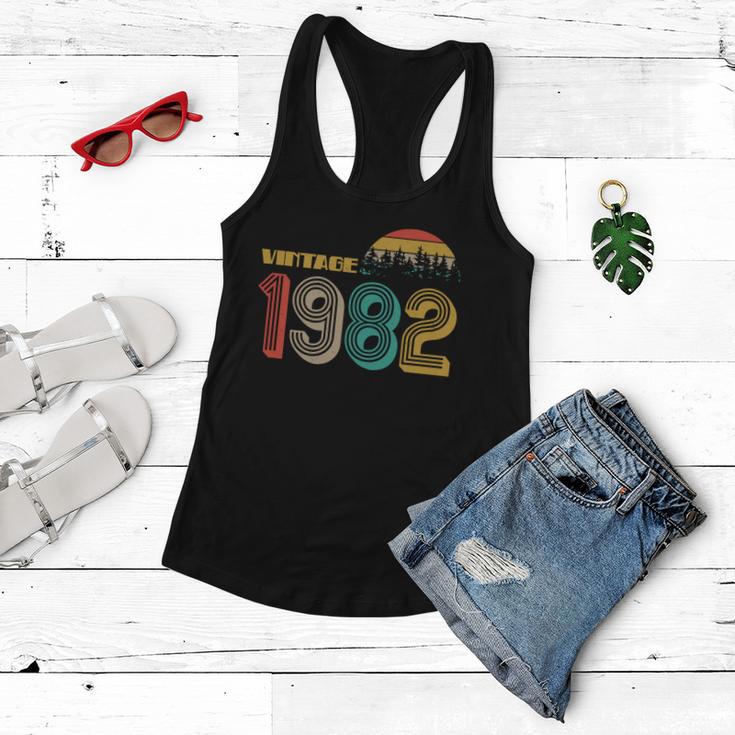 Vintage 1982 Sun Wilderness 40Th Birthday V3 Women Flowy Tank