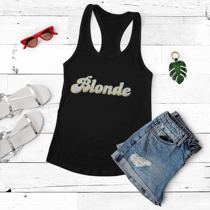 Vintage Blonde Logo Women Flowy Tank