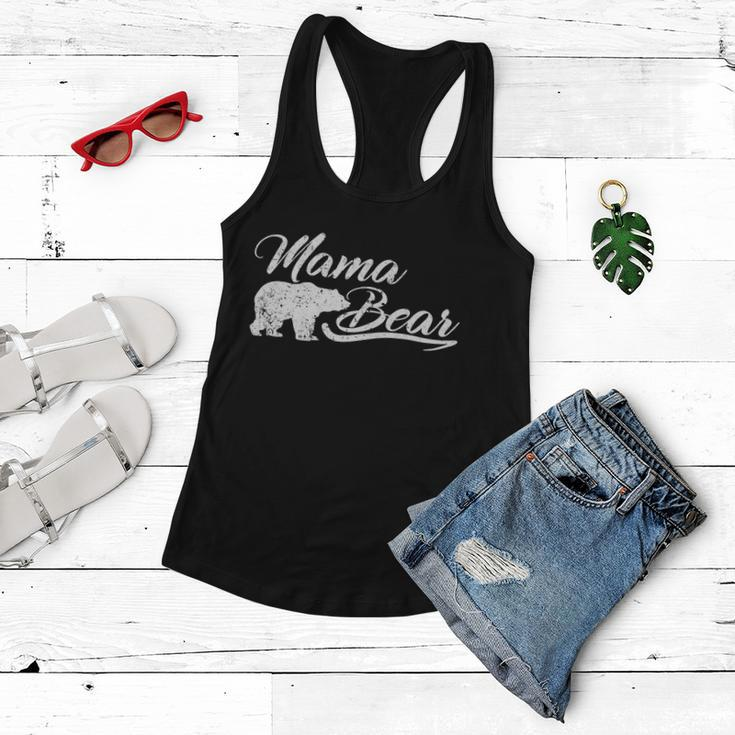 Vintage Mama Bear Retro Mother Logo Women Flowy Tank