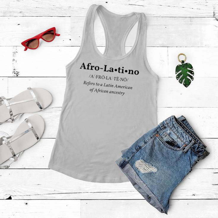 Afro Latino Dictionary Style Definition Tee Women Flowy Tank