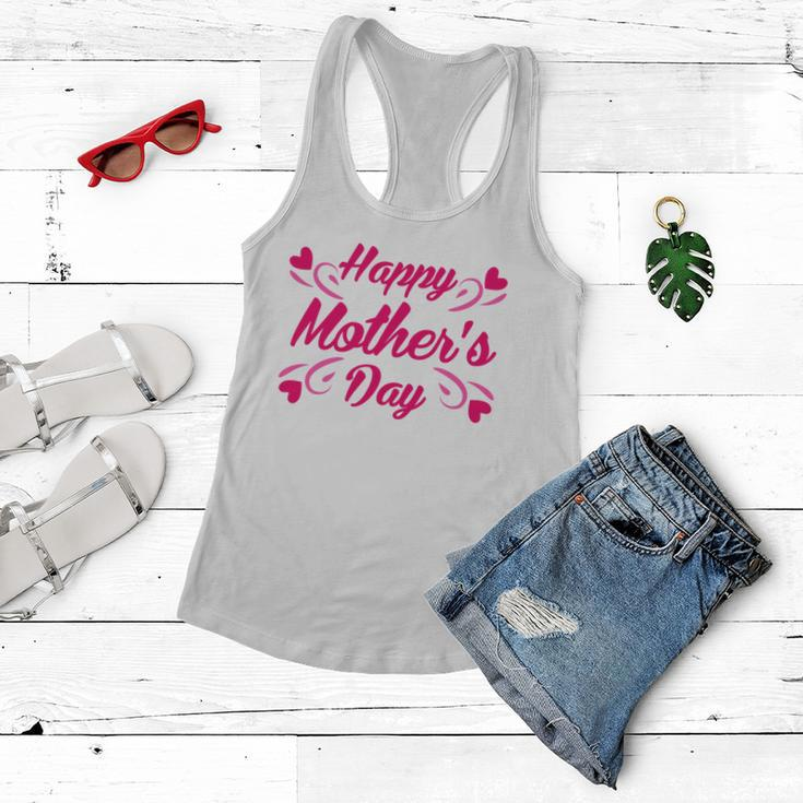 Happy Mothers Day Hearts Gift Tshirt Women Flowy Tank