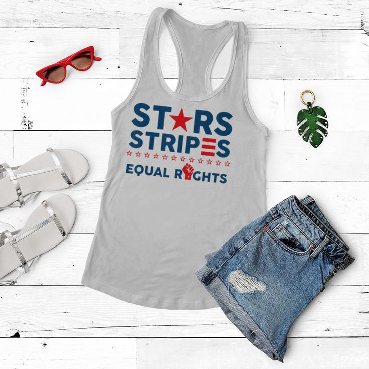 Stars Stripes And Equal Rights 4Th Of July Womens Rights V2 Women Flowy Tank