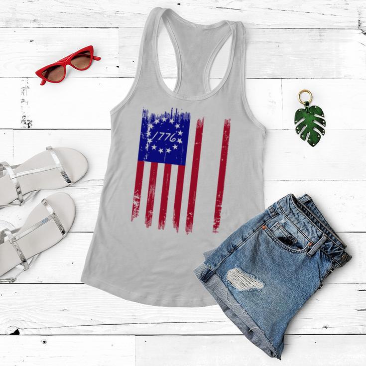 Ultra Maga Betsy Ross Usa Flag Trump 2024 Anti Biden Women Flowy Tank