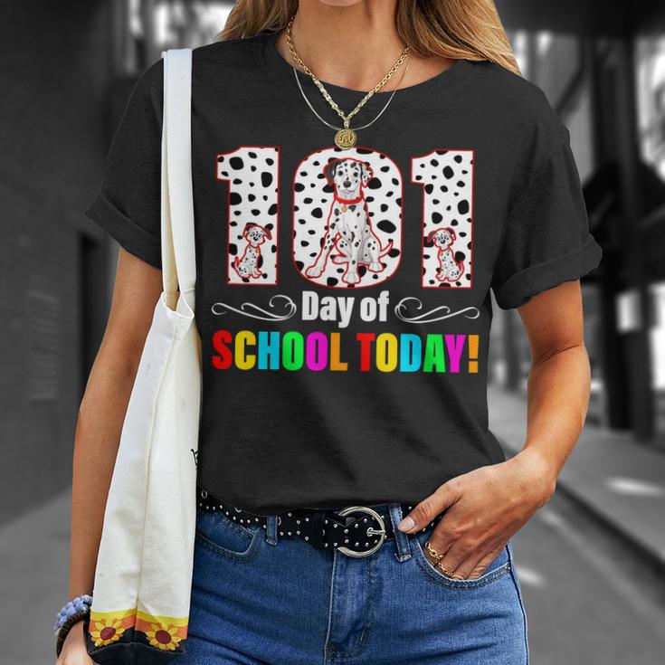 101 Days Of School Dalmatian Dog Cute Unisex T-Shirt Gifts for Her