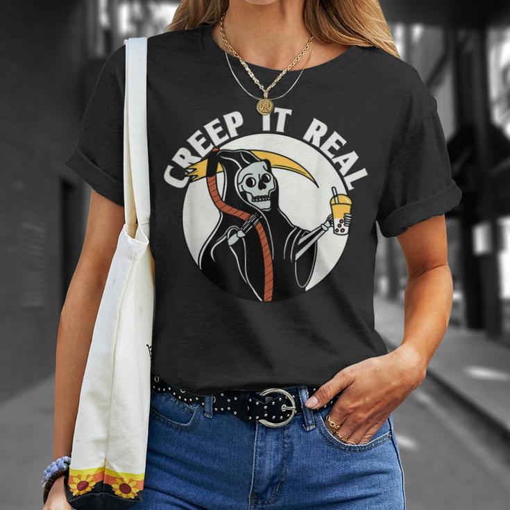 Creep It Real - Funny - Halloween  Unisex T-Shirt