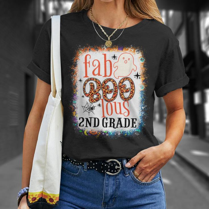 2Nd Grade Boo Crew Second Grade Teacher Students Halloween Unisex T-Shirt Gifts for Her
