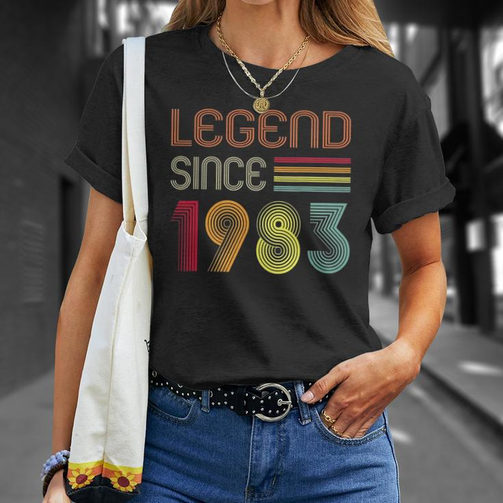 39 Year Old Gifts Legend Since 1983 39Th Birthday Retro Unisex T-Shirt Gifts for Her