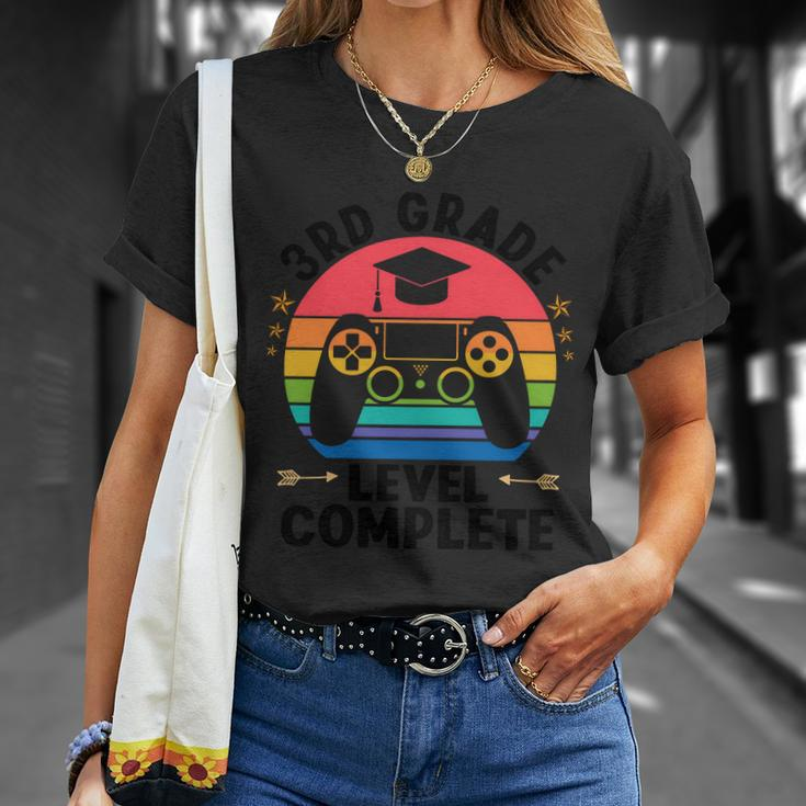 3Rd Grade Level Complete Game Back To School Unisex T-Shirt Gifts for Her