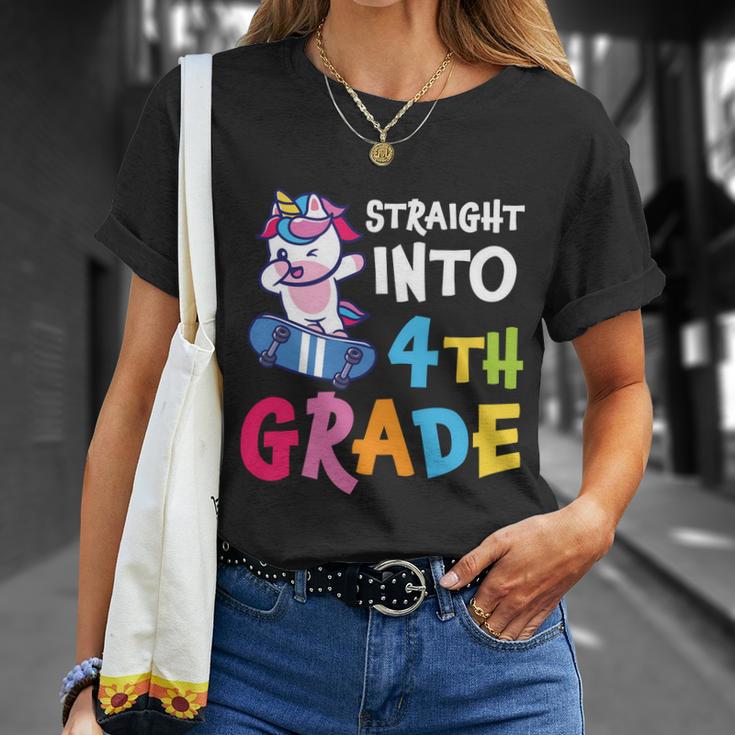 4Th Grade Unicorn Back To School First Day Of School Unisex T-Shirt Gifts for Her