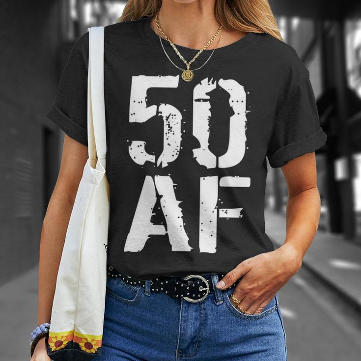50 Af 50Th Birthday Unisex T-Shirt Gifts for Her