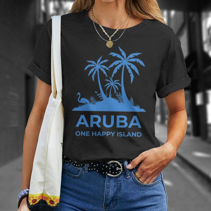 Aruba One Happy Island V2 Unisex T-Shirt Gifts for Her