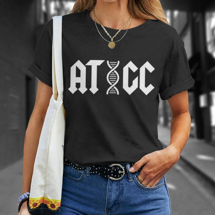 Atgc Funny Science Biology Dna Unisex T-Shirt Gifts for Her