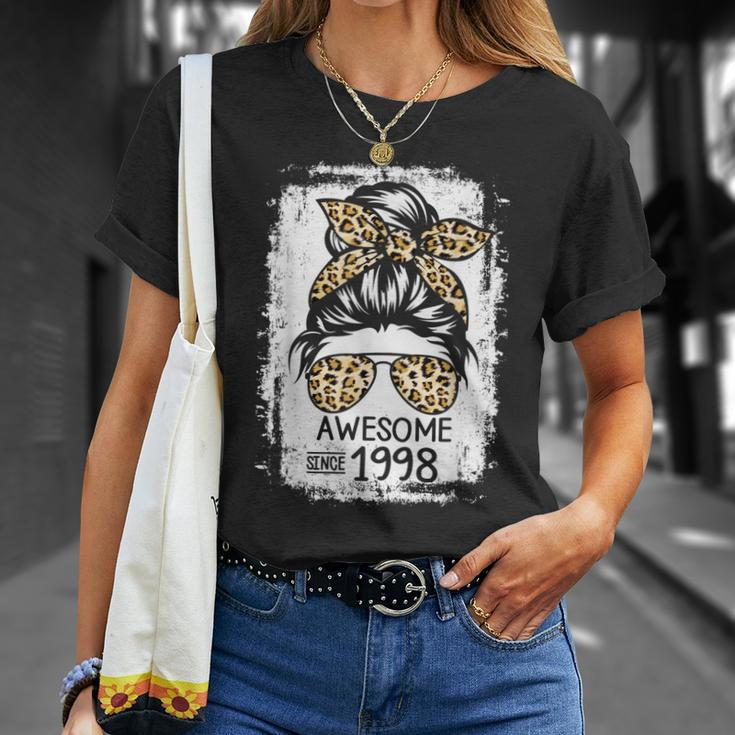 Awesome Since 1998 Vintage 1998 24Th Birthday 24 Years Old Unisex T-Shirt Gifts for Her