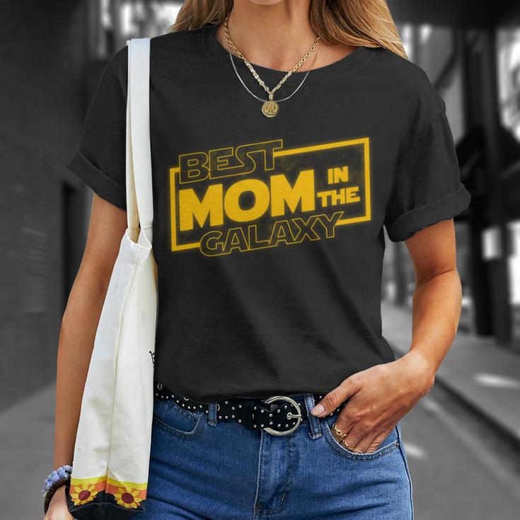 Best Mom In The Galaxy Parody Movie Logo Unisex T-Shirt Gifts for Her