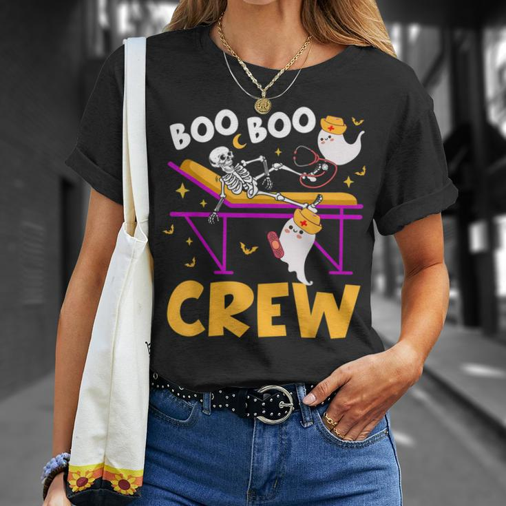 Boo Boo Crew Nurse Funny Ghost Women Halloween Nurse Unisex T-Shirt Gifts for Her