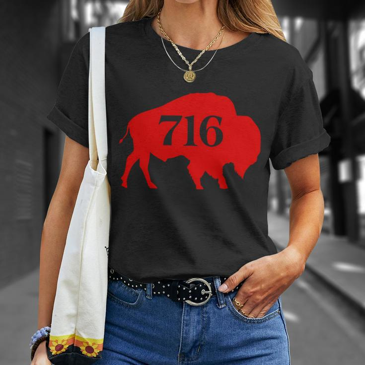 Buffalo 716 New York Football Unisex T-Shirt Gifts for Her