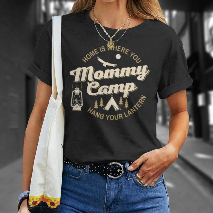 Camp Mommy Shirt Summer Camp Home Road Trip Vacation Camping Unisex T-Shirt Gifts for Her