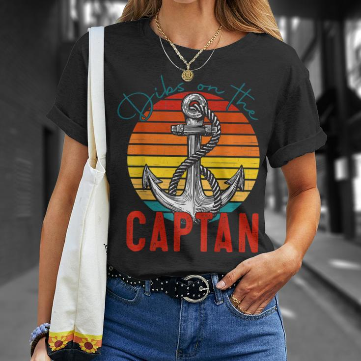 Captain Wife Dibs On The Captain Vintage V2 T-shirt