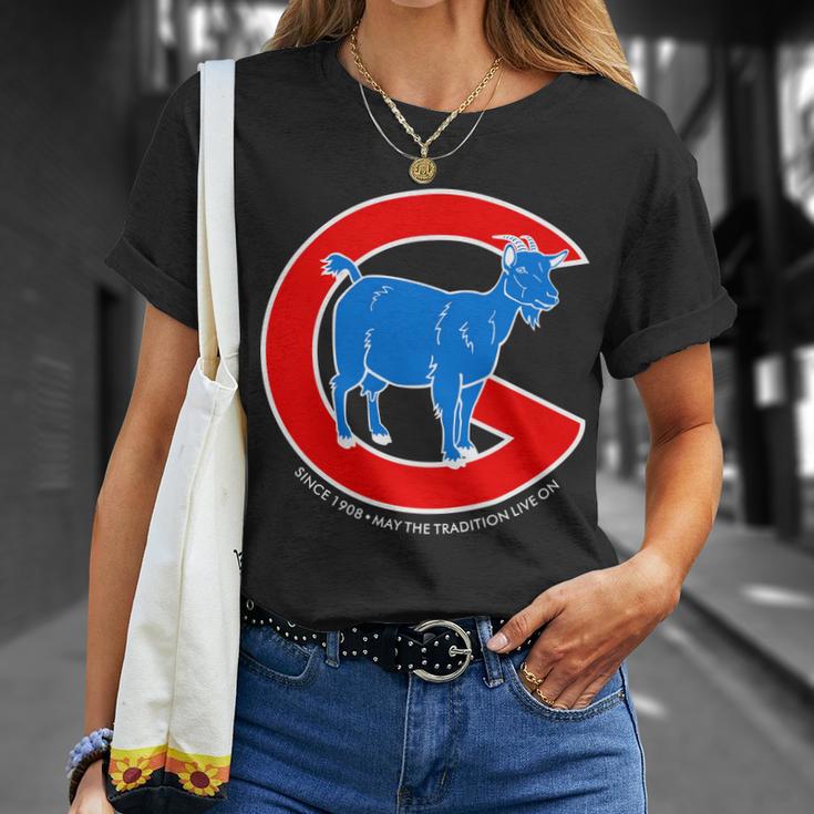 Chicago Billy Goat Since 1908 May The Tradition Live On V2 Unisex T-Shirt Gifts for Her