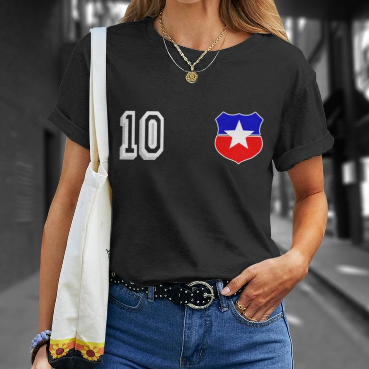 Chile Soccer La Roja Jersey Number Unisex T-Shirt Gifts for Her