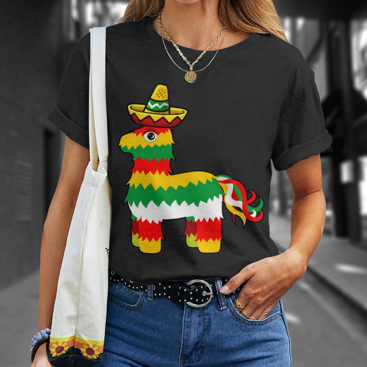 Cinco De Mayo Party Pinata Fiesta Sombrero Tshirt Unisex T-Shirt Gifts for Her