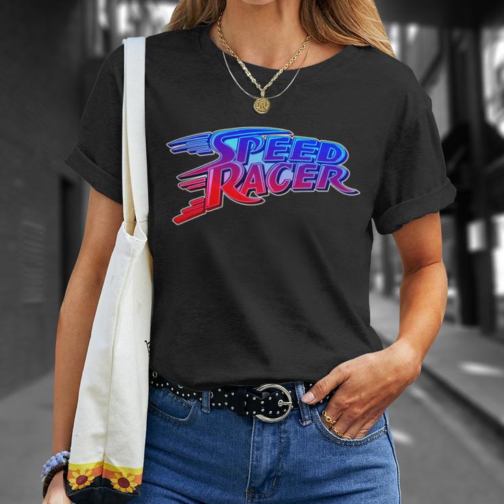 Classic Retro Speed Racer Logo Tshirt Unisex T-Shirt Gifts for Her