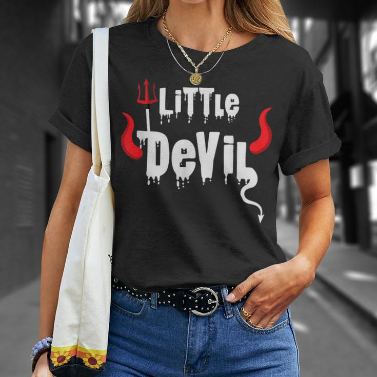 Cute Toddler Kids Little Devil Halloween Trick Or Treat Unisex T-Shirt Gifts for Her