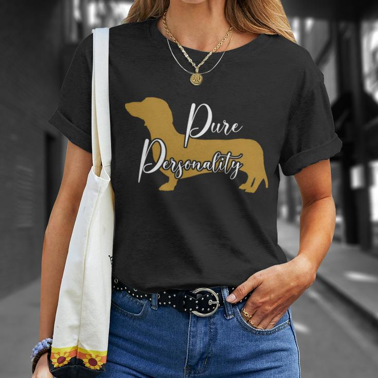 Dachshund Mom Wiener Doxie Mom Cute Doxie Graphic Dog Lover Funny Gift Unisex T-Shirt Gifts for Her