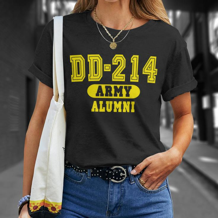 Dd-214 Us Army Alumni Tshirt Unisex T-Shirt Gifts for Her