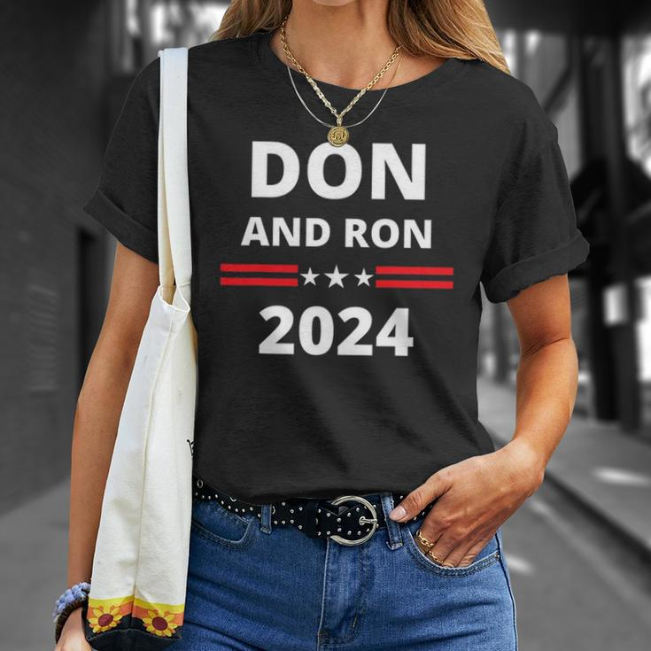 Don And Ron 2024 &8211 Make America Florida Republican Election Unisex T-Shirt Gifts for Her