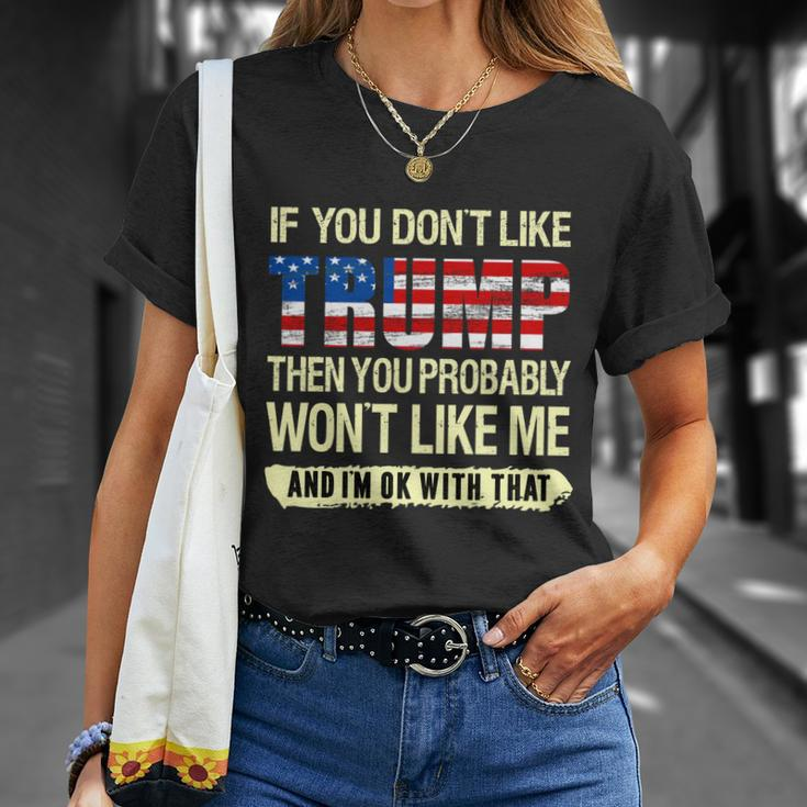 Donald Trump Funny Pro Trump Political Anti Biden Trump Unisex T-Shirt Gifts for Her