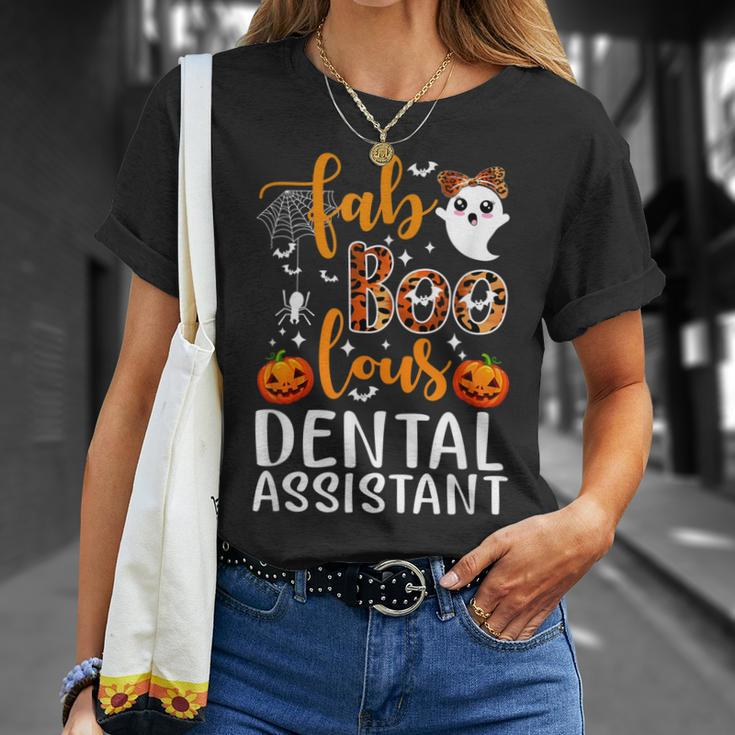 Faboolous Dental Assistant Funny Dental Assistant Halloween Unisex T-Shirt Gifts for Her