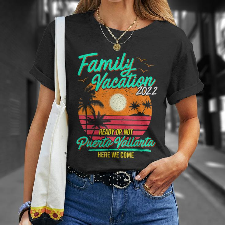 Family Vacation 2022 Puerto Vallarta Matching Group Couples Unisex T-Shirt Gifts for Her