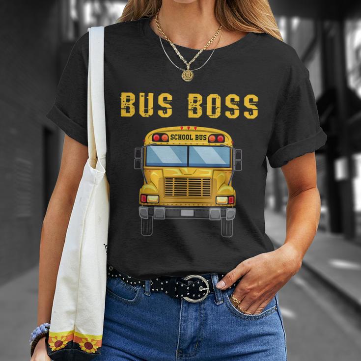 Favorite Bus Driver Bus Retirement Design School Driving Unisex T-Shirt Gifts for Her