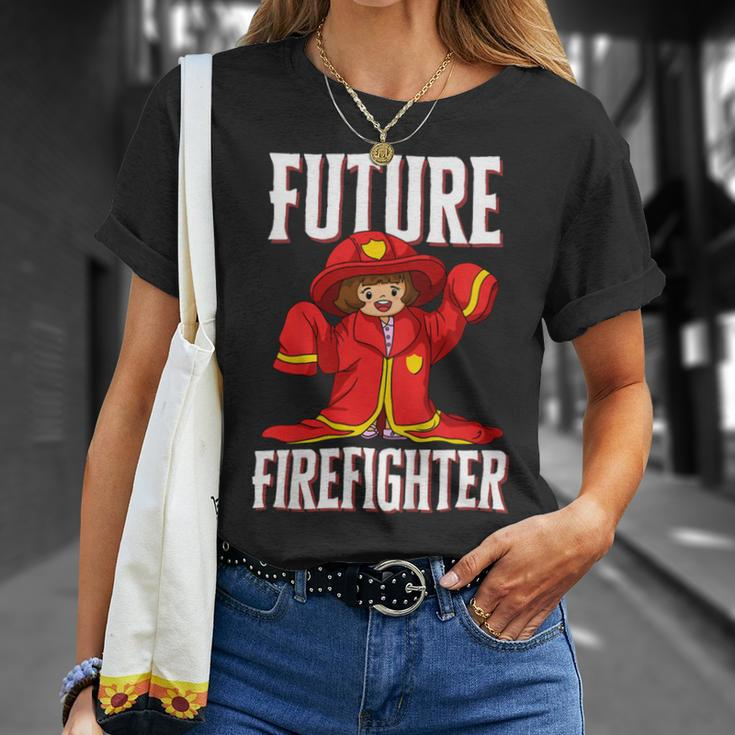 Firefighter Future Firefighter For Young Girls Unisex T-Shirt Gifts for Her