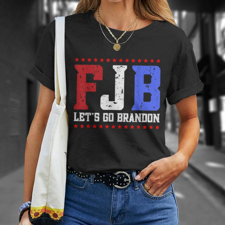 Funny Anti Biden Fjb Lets Go Brandon Joe Biden Chant Design Unisex T-Shirt Gifts for Her