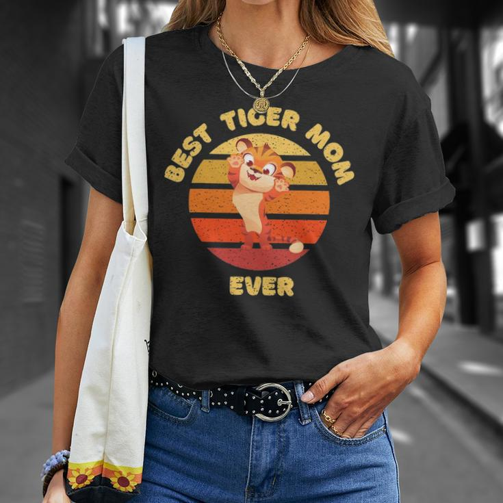 Funny Best Tiger Mom Ever Unisex T-Shirt Gifts for Her