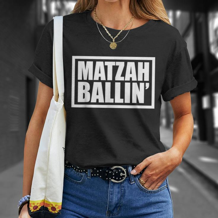 Funny Jewish Matzah Ballin Matzo Ball Soup Hanukkah Unisex T-Shirt Gifts for Her