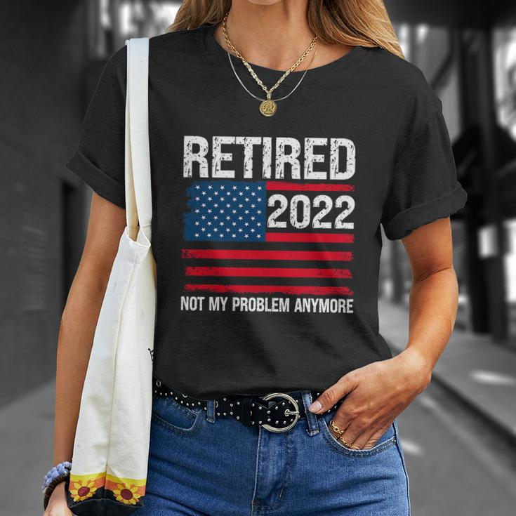 Funny Retired 2022 I Worked My Whole Life For This Retirement Unisex T-Shirt Gifts for Her