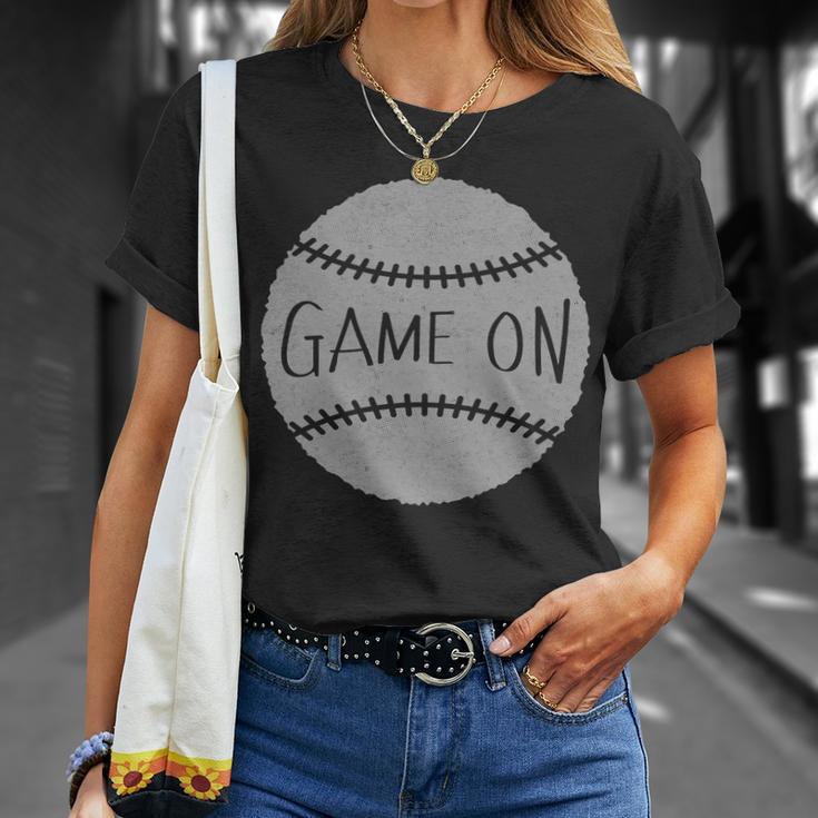 Game On Baseball Unisex T-Shirt Gifts for Her