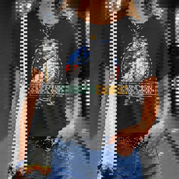 Grandpa Saurus Dinosaur Rex American Flag Matching T-shirt Gifts for Her Grandpa Saurus Dinosaur Rex American Flag Matching T-shirt Gifts for Her