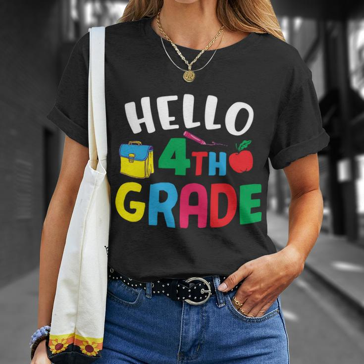 Hello 4Th Grade Back To School V2 Unisex T-Shirt Gifts for Her