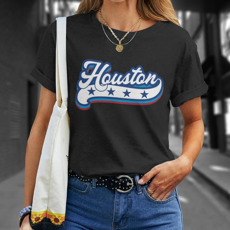 Houston Texas 4Th Of July American Usa Patriotic America Unisex T-Shirt Gifts for Her