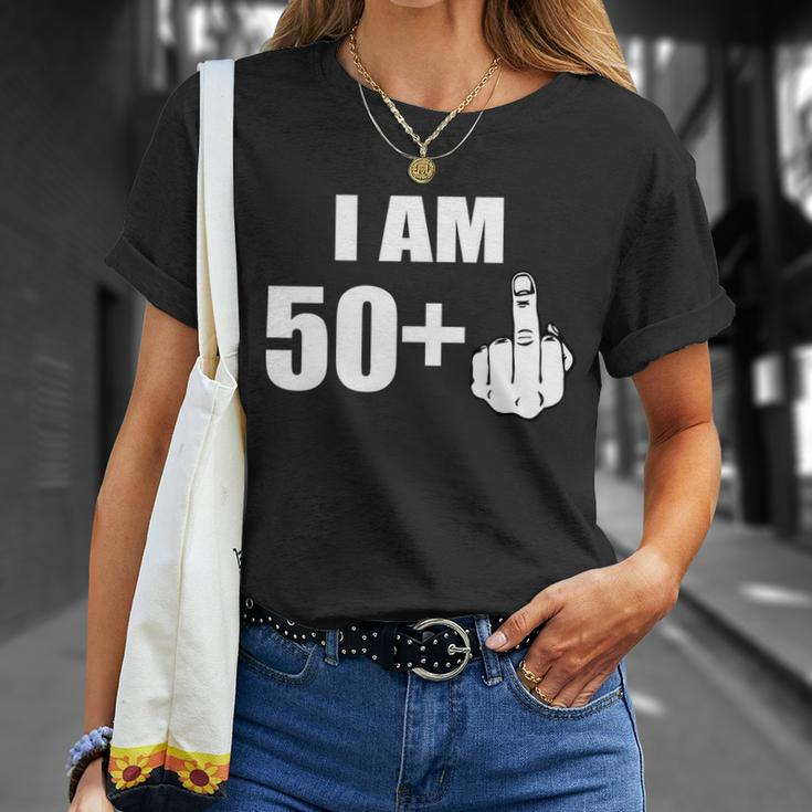I Am 51 Middle Finger Funny 51St Birthday Unisex T-Shirt Gifts for Her