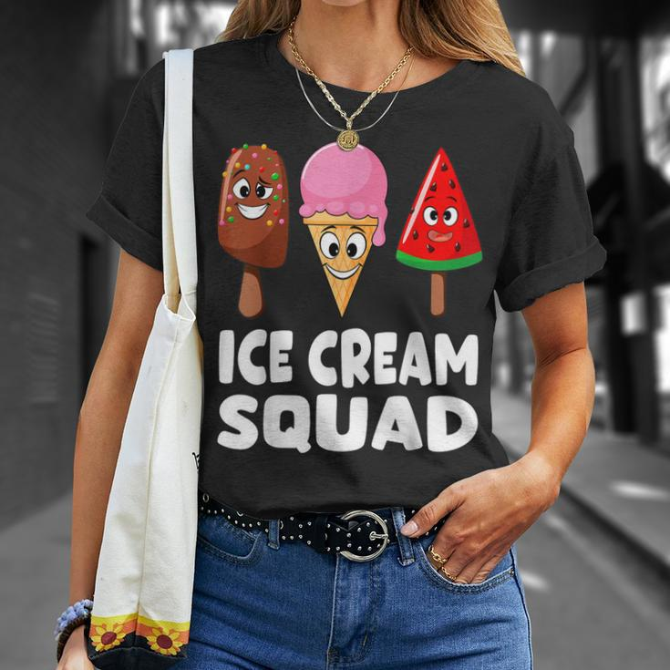Ice Cream Squad Ice Cream Day Summer Party Family Kids Boys Unisex T-Shirt Gifts for Her
