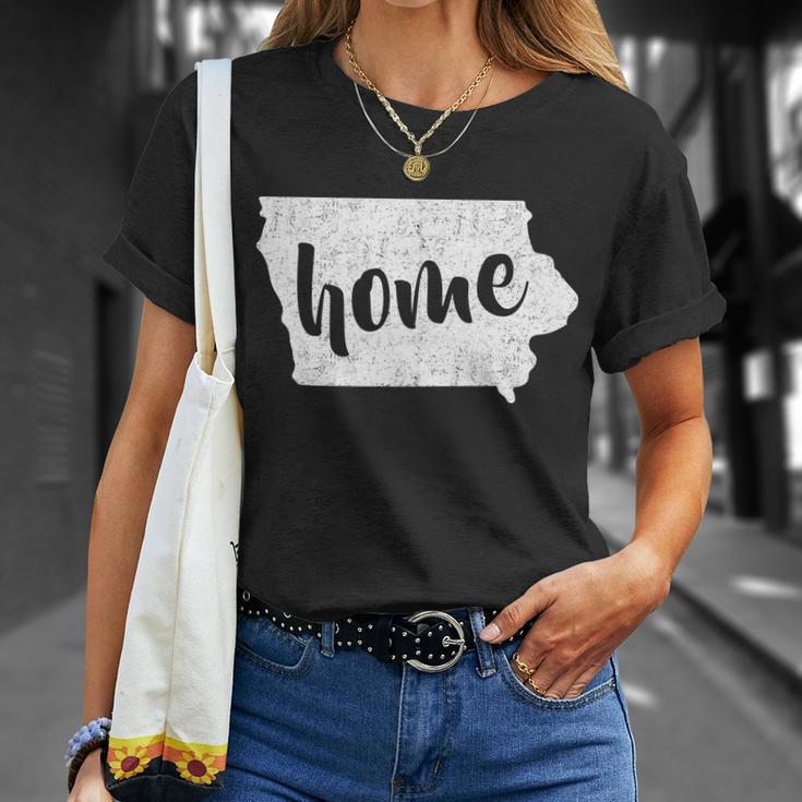 Iowa Home State Unisex T-Shirt Gifts for Her